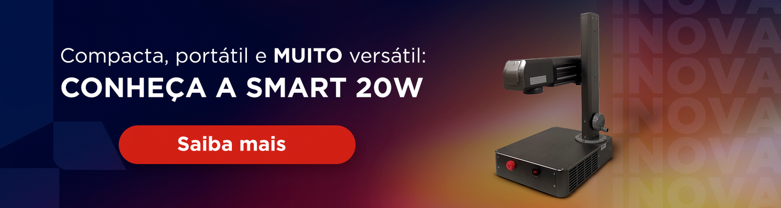 Compacta, portátil e MUITO versátil: conheça a Smart 20W, a melhor máquina para gravar em material cirúrgico!