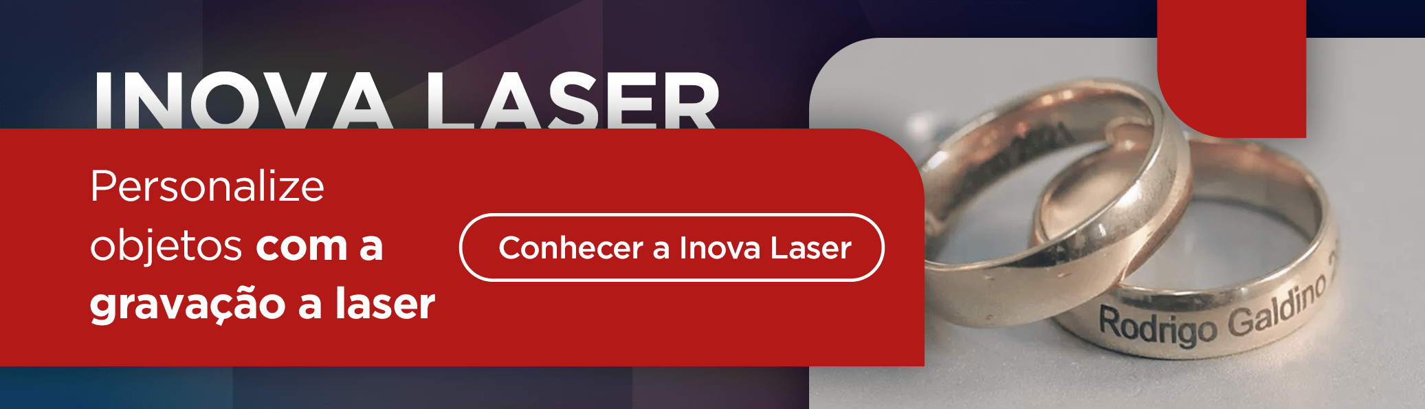 Personalize objetos com a gravação a laser. Conheça a Inova Laser!